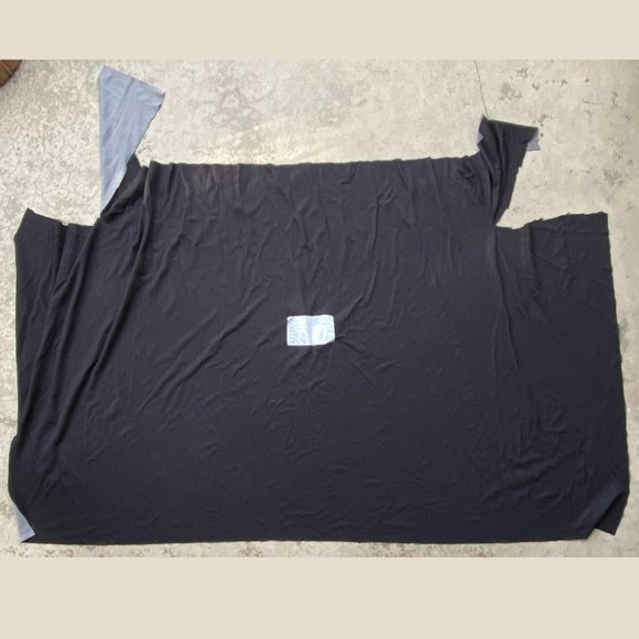 Black/ Grey Knit Athletic Performance Fabric - Picture 2 of 4